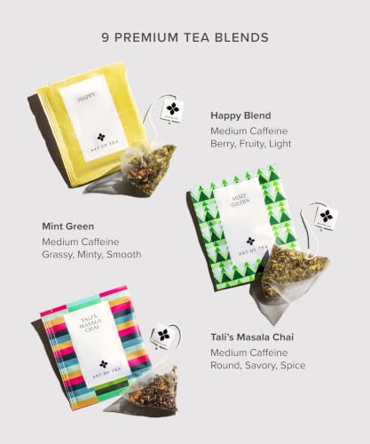 Assorted Tea Bags Sampler Caffeinated and Non (50 Count)