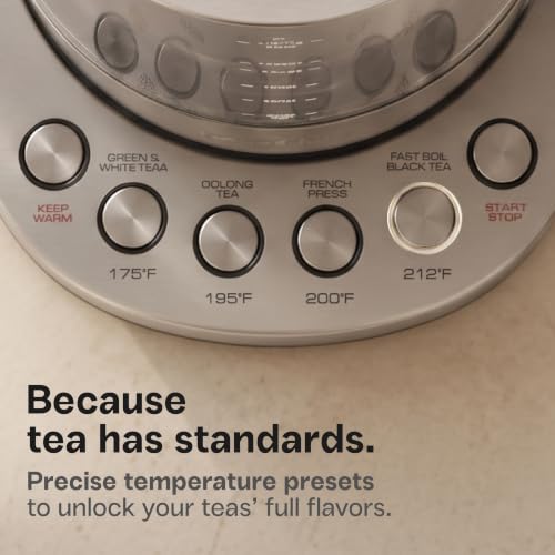 Viante Alba Electric Tea Kettle With Infuser