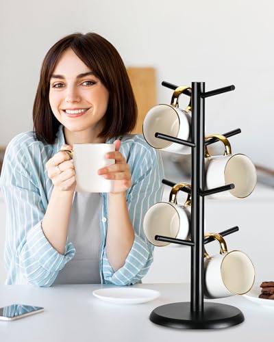 Coffee Mug Tree with 8 Hooks