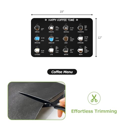 Coffee Bar Mat for Countertop