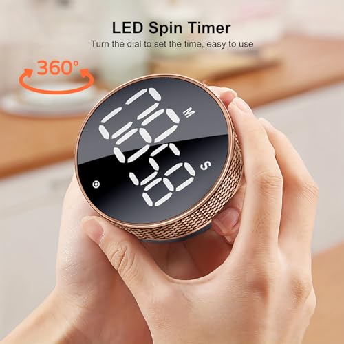 BlueSnail Kitchen Timer with LED Digital Display Smart Efficana for Home Classroom Gym Office
