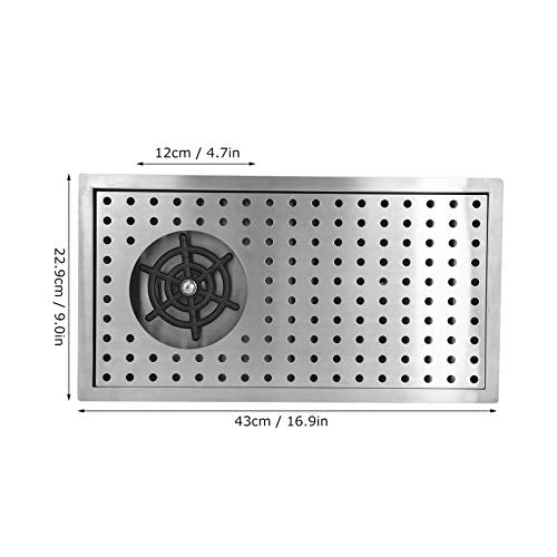 G1 2 Automatic Stainless Steel Cup Washer Cleaner Machine Rinser Pitcher Drain and Drip Tray Glass Rinser for Hotel Bar Pub Restaurant