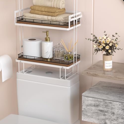 Oak Bathroom Toilet Tank Tray