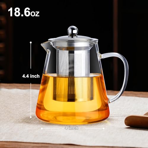Glass Teapot 18.6oz