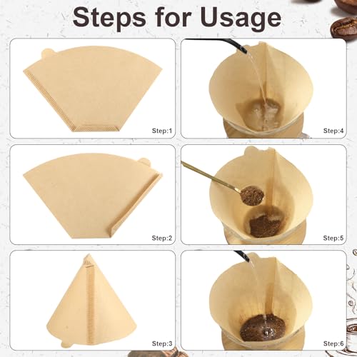 120 Count #4 Cone Coffee Filters 8