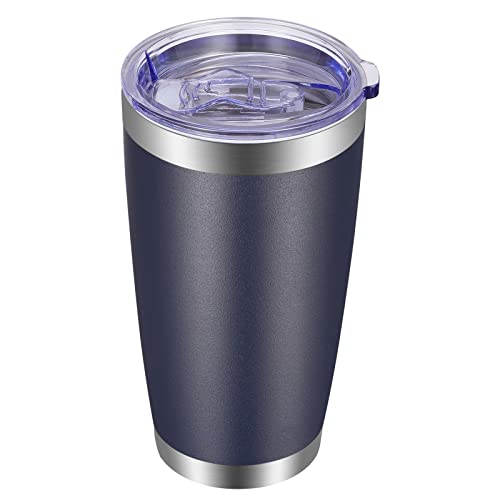 20oz Tumbler with Lid and Straw Stainless Steel Tumbler Cup Vacuum Insulated Double Wall Travel Coffee Mug Powder Coated Coffee Cup