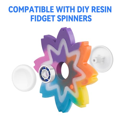 Fidget Spinner Bearings with Caps 24 Pack (24 Count)