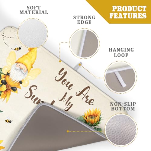 Bee Gnomes Dish Drying Mat