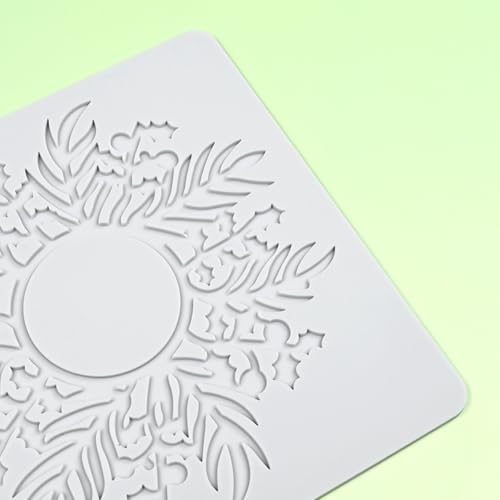 Silicone Mold 3D Hollow Out Lace Mold Lace Cake Silicone Baking Mold Wreath Design Flower and Leave Lace Mat Fondant Decorating Tool