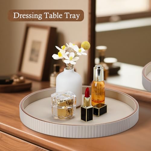 12" Round Decorative Tray for Coffee Table