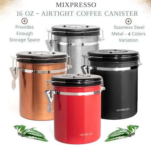 Red Coffee Canister