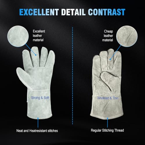 Long Welding Gloves 23.6 Inches 932℉
