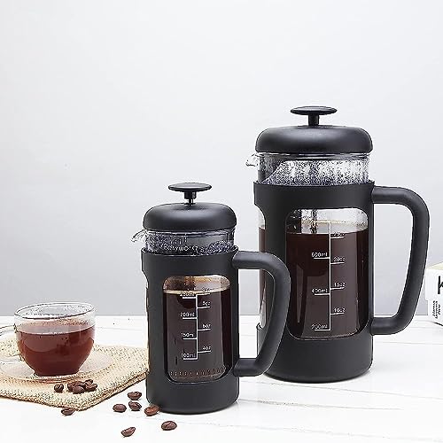 French Press 34 oz Coffee Tea Maker with Borosilicate Glass