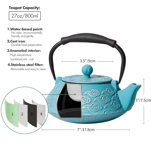 Cast Iron Teapot