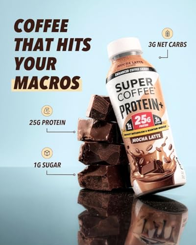 Protein+ Caffe Latte Protein Coffee (12 Fl Oz)