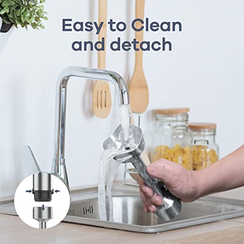 Immersion Blender 5 in 1 Hand Blender Max 1000W Heavy Duty Motor