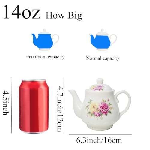 Porcelain Teapot 400ml