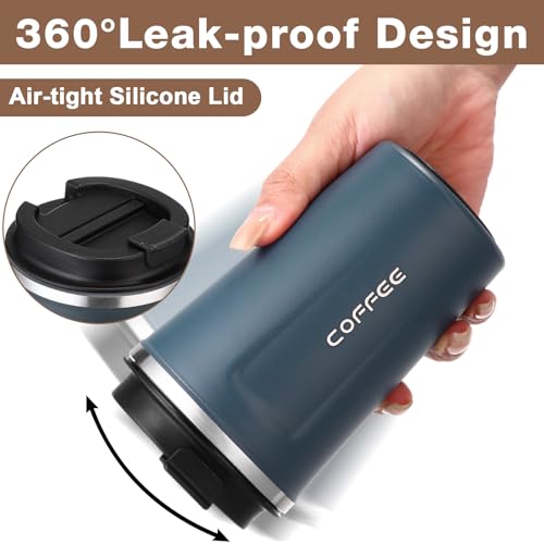 6 Pack Travel Coffee Mugs 12oz Insulated (6 Count)