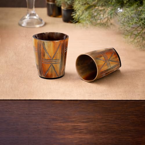 Viking Horn Shot Glasses Set of 4 (4 Count)