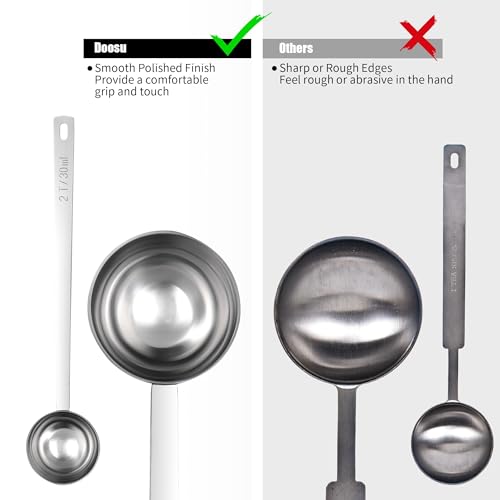 Metal 6.9in Long Handle Coffee Scoop for Ground Coffee