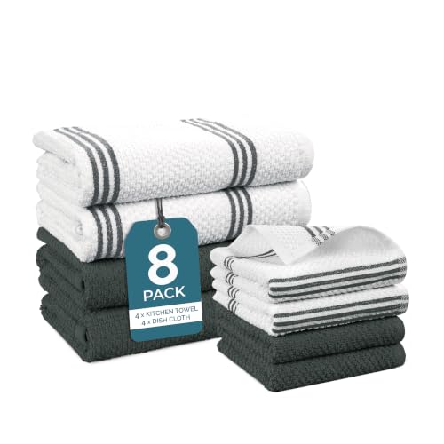 Kitchen Towel Set 8 Pc (8 Count)