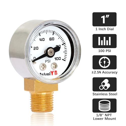 1 Inch Mini Pressure Gauge