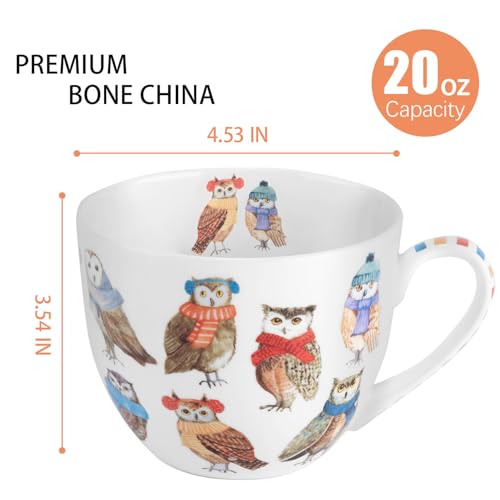 Cute Autumn Owls Coffee Mug