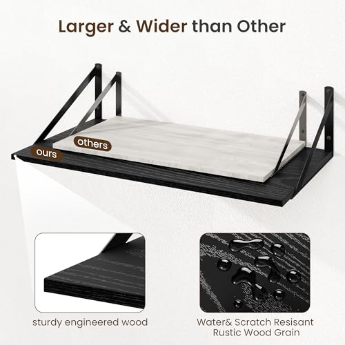 Floating Shelves for Wall (2 Count)