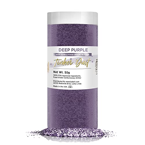 Deep Purple Edible Glitter