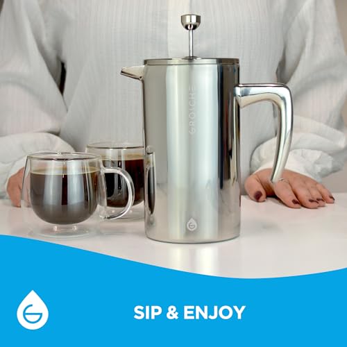 Dublin Double Wall Stainless Steel French Press