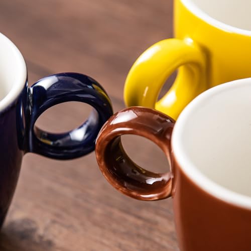 2.5oz Espresso Cups with Saucers Set