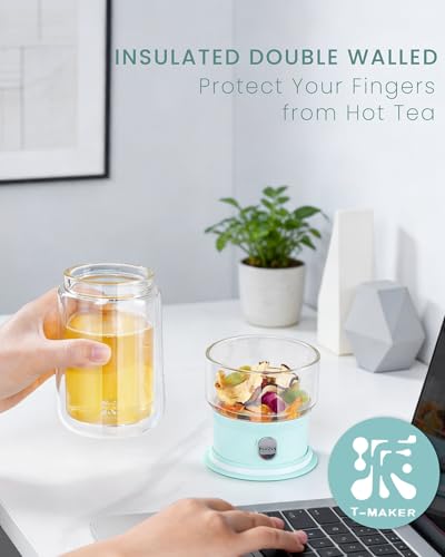 Modern Glass Infuser Teapot