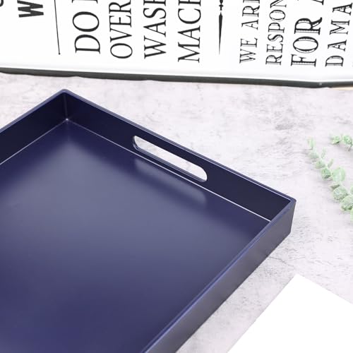 Navy Blue Serving Tray for Coffee Table
