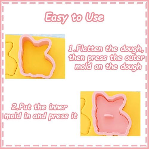 8 Dog Cookie Cutters Set (8 Count)