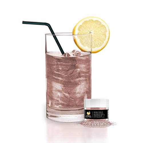 Rose Gold Brew Glitter Edible Glitter for Drinks