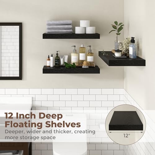 72 Inch Floating Shelves