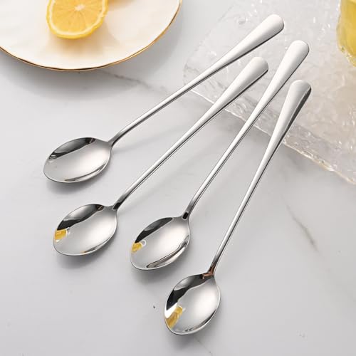 7.5 Inches Stainless Steel Iced Tea Spoons (8 Count)