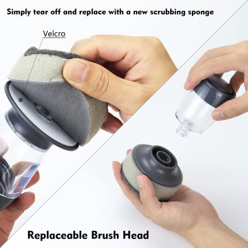 Dish Brush with Soap Dispenser (2 Count)