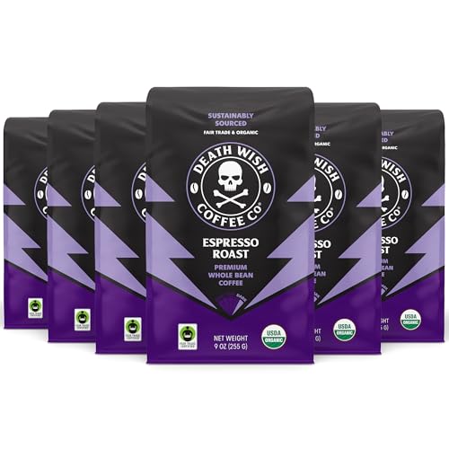 Organic Espresso Roast Whole Bean Coffee (9 Ounce)