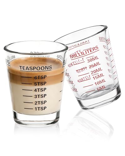 Shot Glass Measuring Cup Set (2 Count)