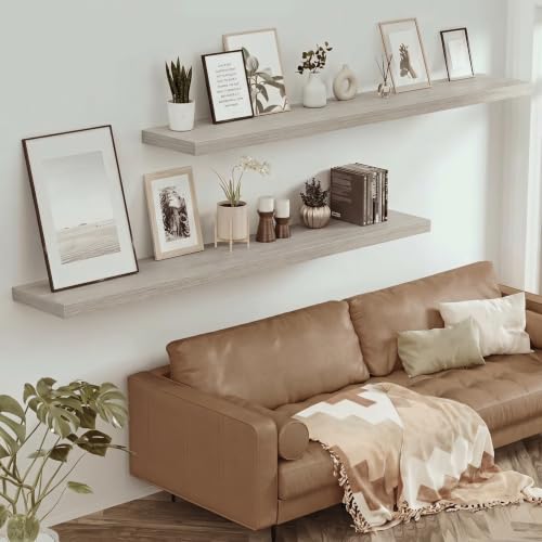 Deep Floating Shelves 60x12” Set of 1