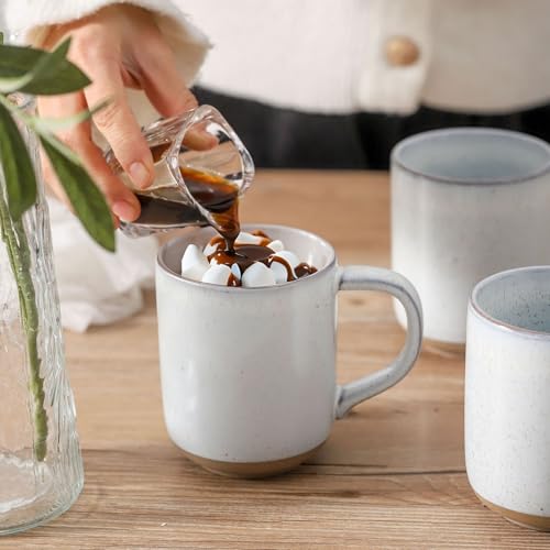 Ceramic Coffee Mugs Set of 4 (4 Count)