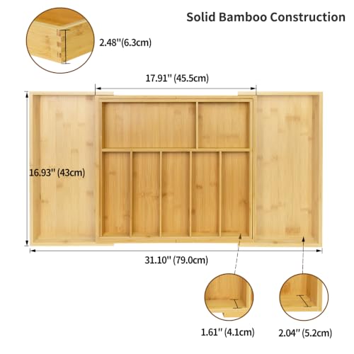 Extra Large Kitchen Drawer Organizer