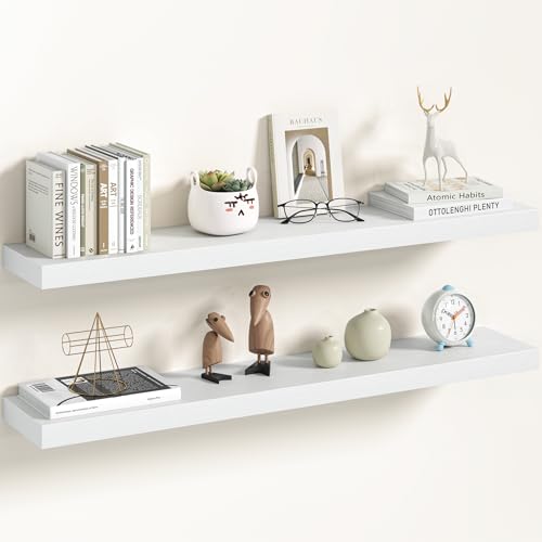 36 Inch Floating Shelves Wall Mounted for Display (2 Count)