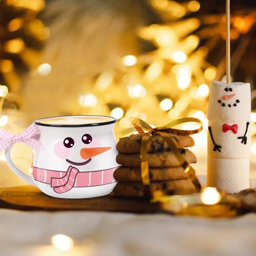 6 Set Christmas Coffee Mug Ceramic 12oz Hot Cocoa Cup (6 Count)
