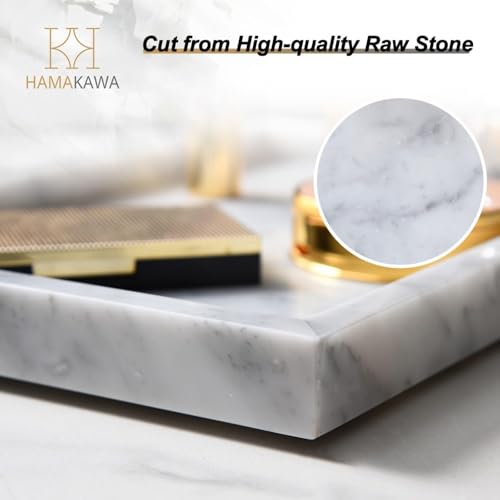 Italian White Marble Vanity Tray