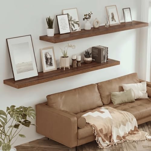 Deep Floating Shelves 72x12” Set of 1