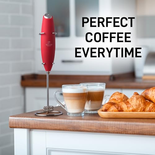 Powerful Milk Frother Wand With Duracell Batteries
