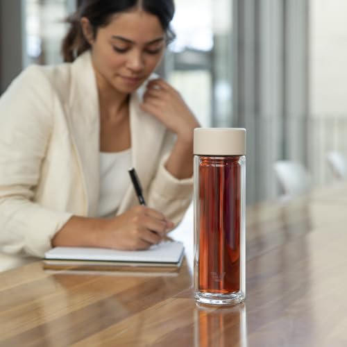 Glass Multi Tea Infuser Bottle 14oz