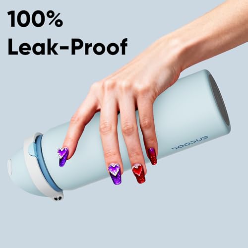 Insulated Water Bottle with Straw